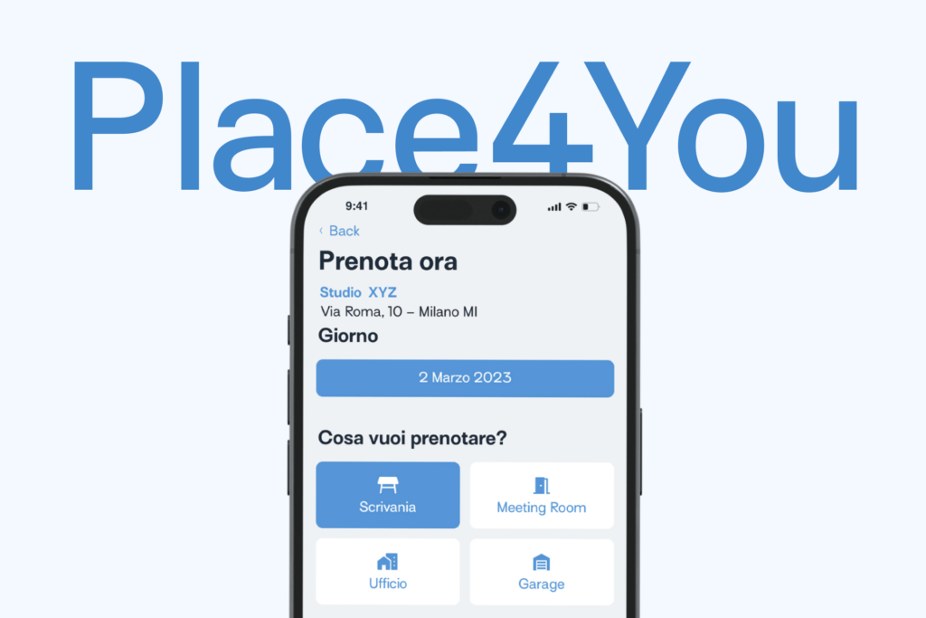 Place 4 You è la soluzione che stai cercando: tutti gli spazi aziendali a portata di click.